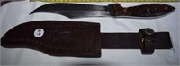 Chipaway Cutlery Fixed Blade Knife w/ Brown