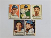 1952 Topps (5 Diff ) Jerry Coleman Yankees Poor