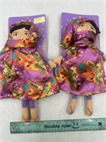 NEW Lot of 2- Piccolina Malala Yousafzai Doll