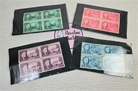 FDR Roosevelt 1 2 3 5 Cent Stamps