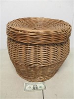 Large Woven Basket w/ Lid