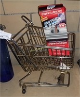 Tiny Shopping Cart & Engine Lubricant
