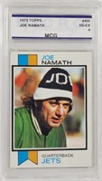 1973 Topps Joe Namath Graded Card