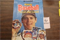 PUZZLE BASEBALL CARDS