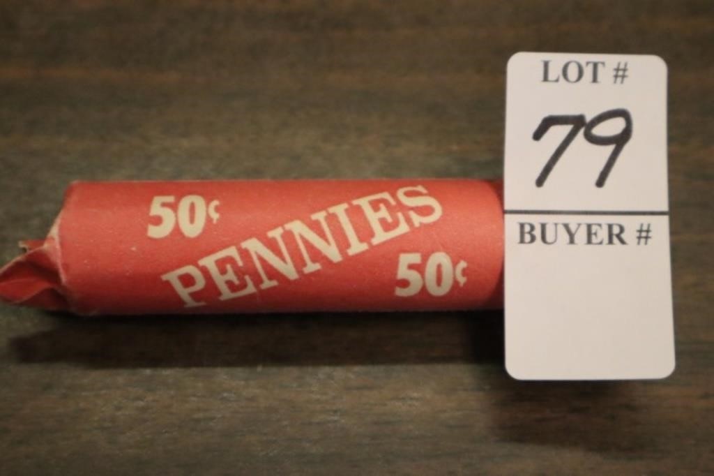 ROLL OF 1978 UC PENNIES
