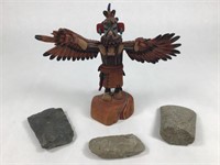 Kachina Hopi Eagle Dancer Figurine + More