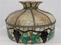 Tiffany style stained glass large shade