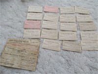Vintage Golden Star Creamery Receipts/1939 &1953