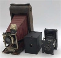 3 Vintage Cameras - All Over 100 Years Old
