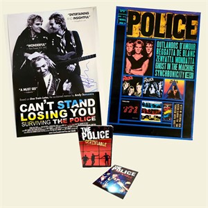 Police Posters & Box Set Lot of 3