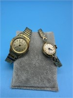 2 Watches - Sharp Quartz & Vintage Ladies Watch