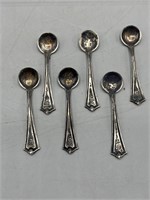 Vintage sterling silver salt spoons