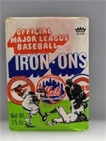 1968 Fleer Baseball Iron Ons Pack