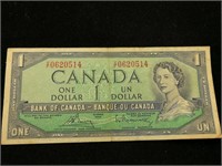 1954 VF Prefix Canadian Dollar