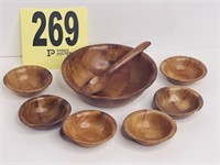 Wooden Bowls & Spoon