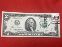 1976 Two Dollar Federal Reserve Note H10676137A
