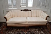 Antique Relief Carved Oak Sofa & Chairs