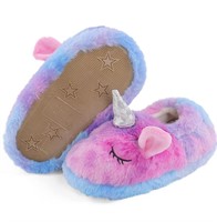 KAKU NANU Toddler Kids Slippers Cute UNICORN Shoes