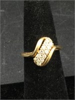 14 kt Diamond Gold Ring