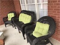 Outdoor Couch & 2 Chairs