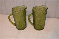 Lot of 2 Anchor Hocking Pitchers