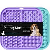 New Mat for Dogs & Cats 2 Pack, Slow Feeder Lick
