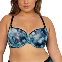 (N) Curvy Couture Womens Tulip Smooth T-Shirt Bra