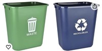 GARBAGE AND RECYCLING BINS X1 EACH