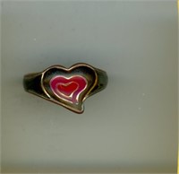 Ring S8 Enamel Heart