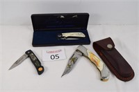 (3) Pocket Knives