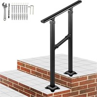 Vevor Handrail For Outdoor Steps, 1-2 Steps