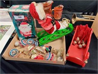 Vintage Christmas decor and ornaments