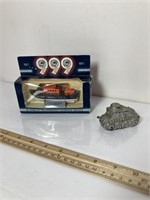 English toy boat and die cast tank