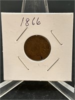 1866 Indian Head Penny