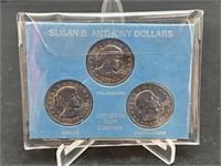 1979 Susan B Anthony Dollar Mint Mark Set
