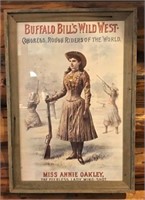 Buffalo Bills Wild West Framed Annie Oakley