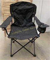 Folding Camp Chair w/Cup Holder And Pockets *