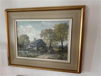 Framed Original Signed M Gillies Oil Painting