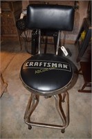 Craftsman Hiback Multiposition Stool with Swivel,