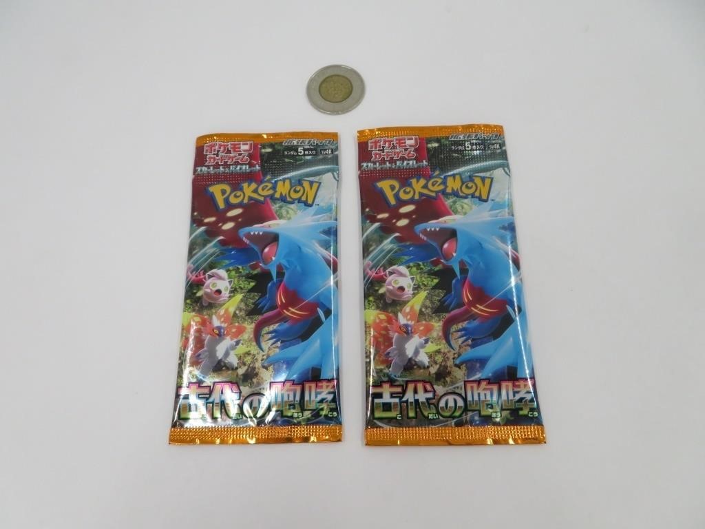 2 pack neufs de cartes Pokémon Japonaise