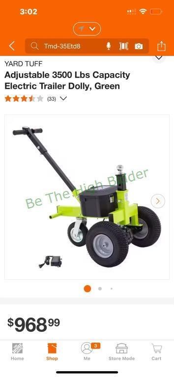 Electric trailer dolly