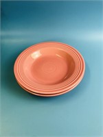 Fiesta Set of 2 Soup Bowls - Pink