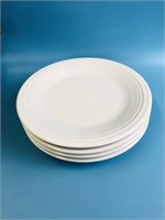 Fiesta Set of 4 Dinner Plates - White