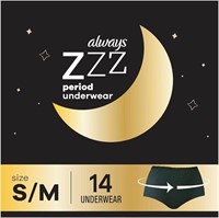 14CT Overnight Period Underwear for Women, S/M