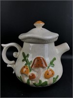 ARNEL'S Vtg Handpainted Mushroom Teapot