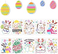 Easter Painting Stencils, 10 PCS Set.x7