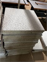Lot of 50 2' x 2' ceiling tiles NO Tracks