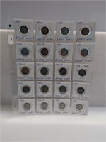 Page (20) Mixed Date Buffalo Nickels