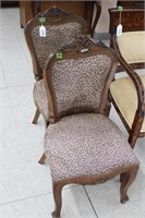 2 Upholstered Parlor Chairs