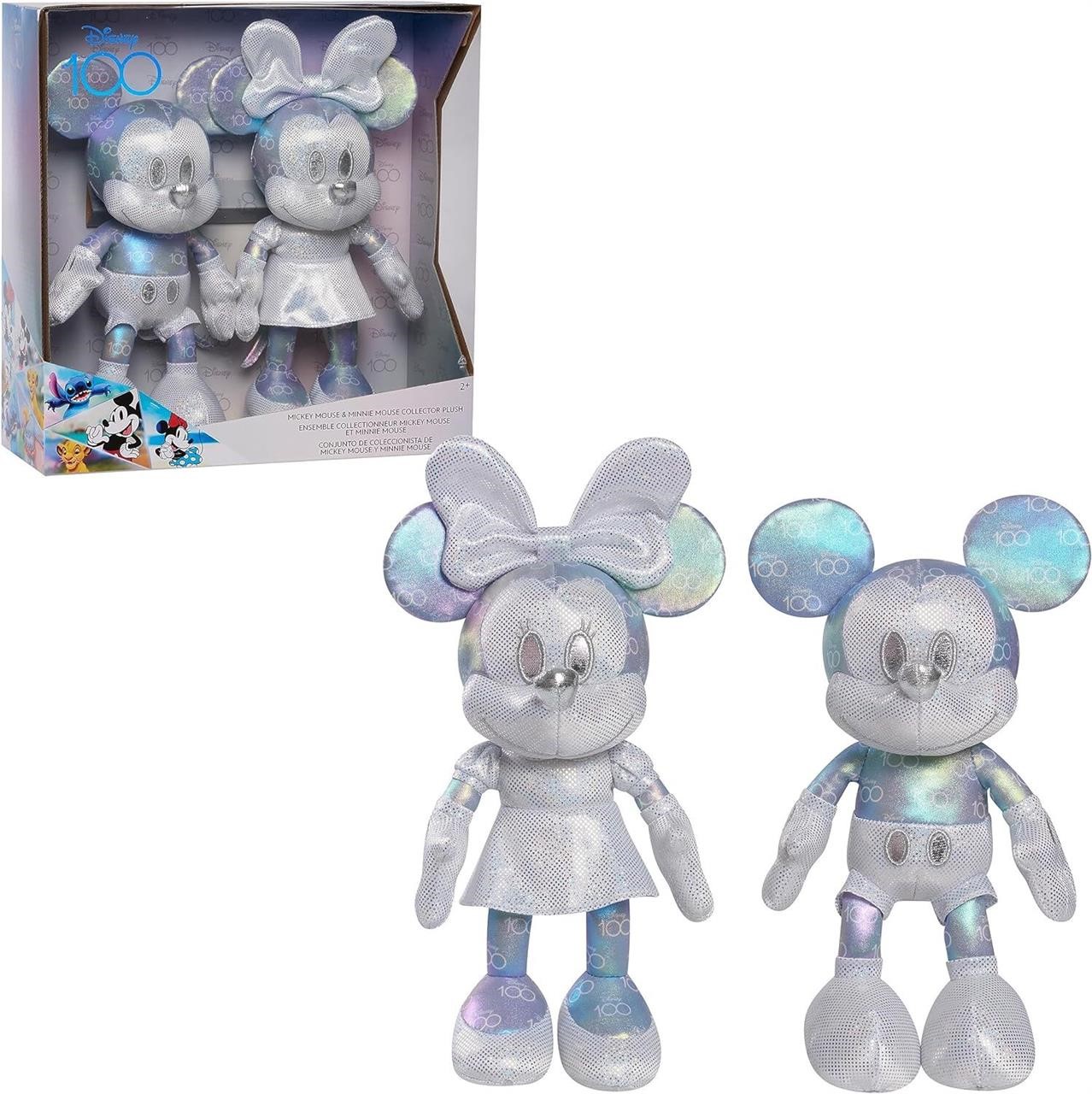 Disney100 Mickey & Minnie Collector Set Plush
